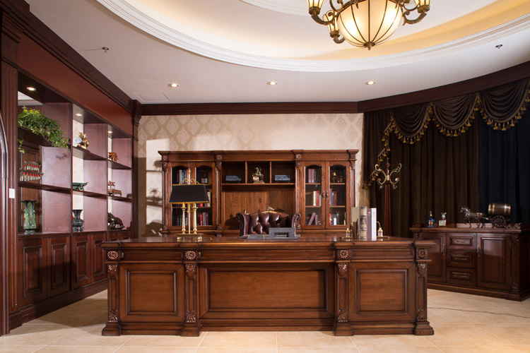 實木家具大班臺 實木家具大班臺