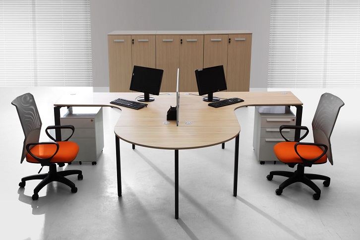 對(duì)面雙人工作位