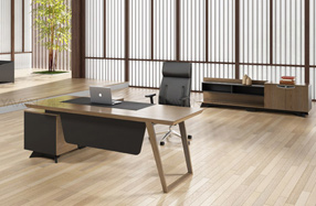 橋實木油漆辦公桌 橋實木油漆辦公桌